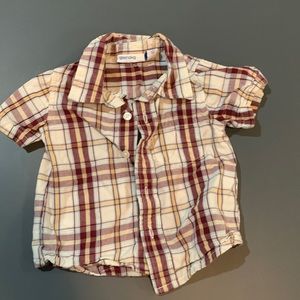 Baby boy plaid shirt